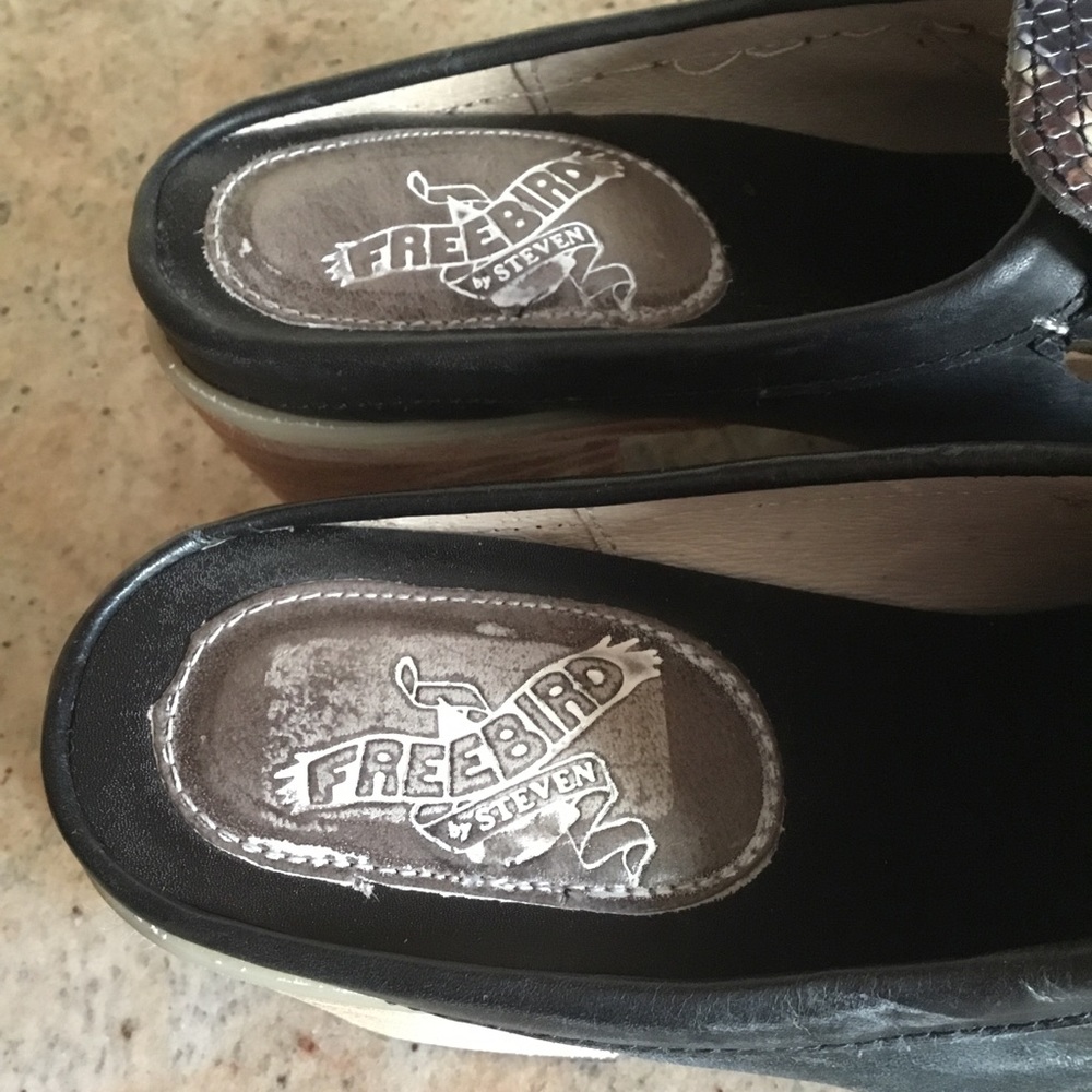 Freebird by Steven Collins Leather Mules - Picture 3 of 15